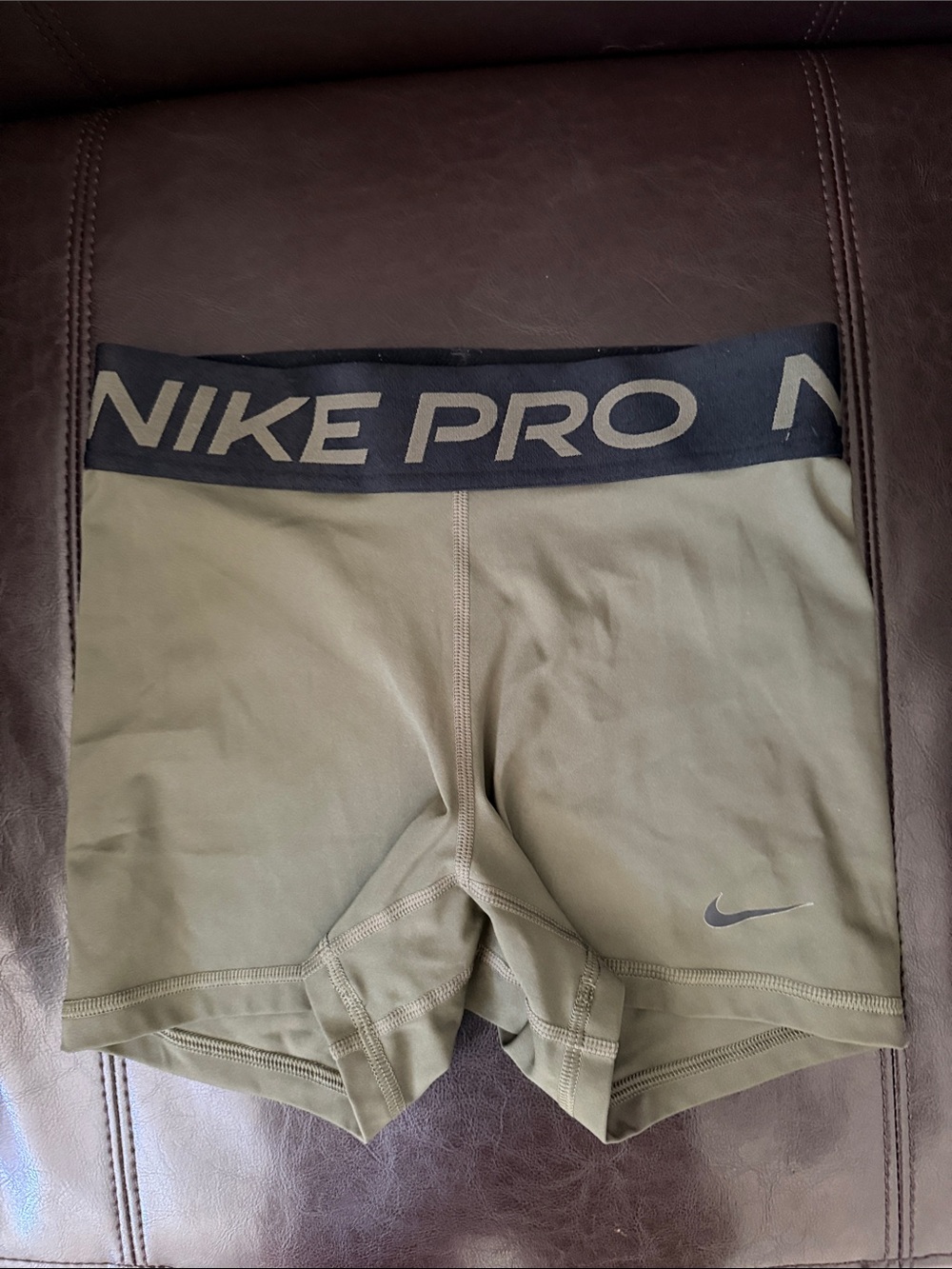 Nike Olive Green Pros, size XS